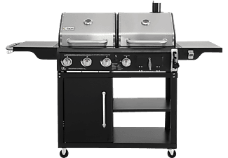 TEPRO tepro Buffalo - barbecue combinato- termometro sul coperchio- nero/acciaio inox - Barbecue combinati (Nero/Acciaio temperato)