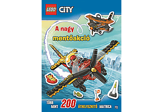 LEGO City - A nagy mentőakció - Matricás foglalkoztatókönyv