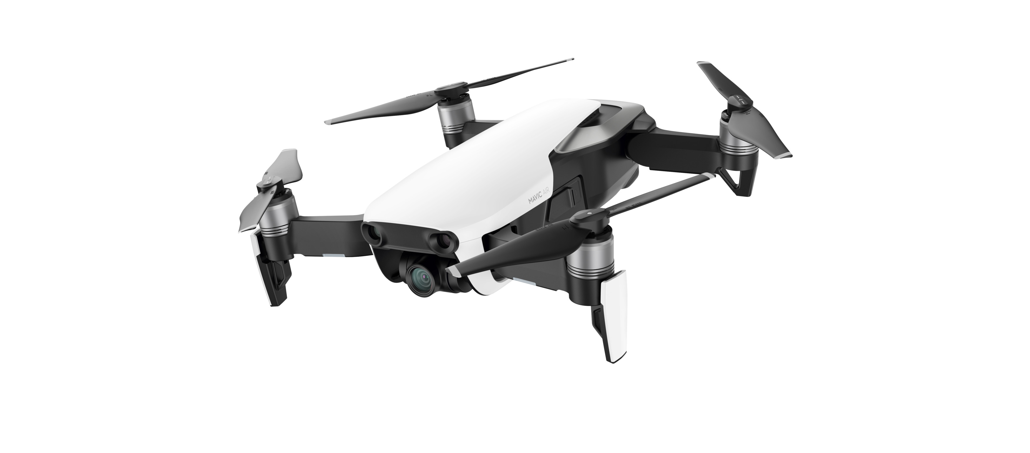 White DJI Drohne, Air Arctic Mavic