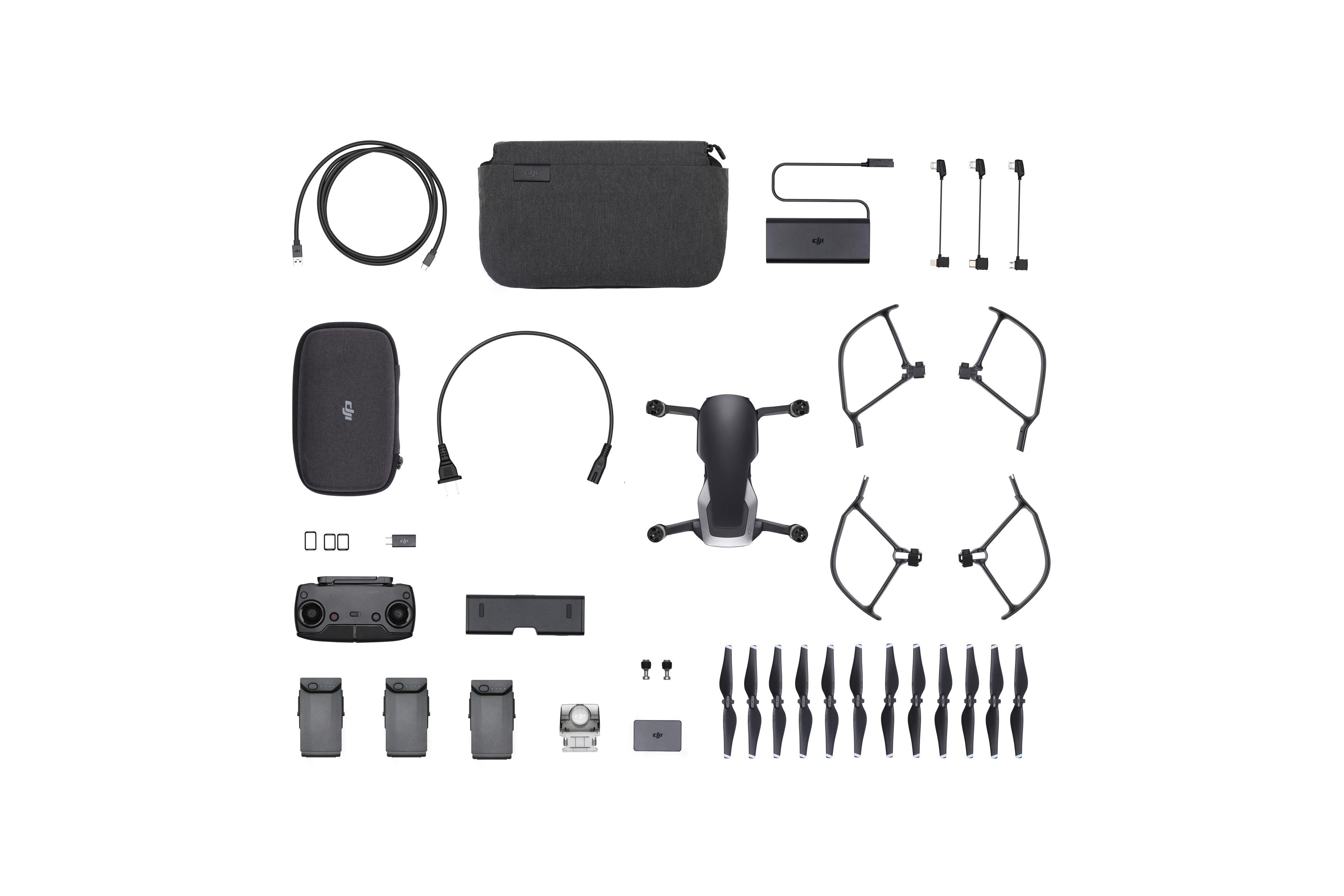 DJI Mavic Air Fly More Combo Drohne, Onyx Black