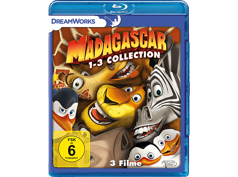 Madagascar 1-3 Blu-ray (FSK: 6)