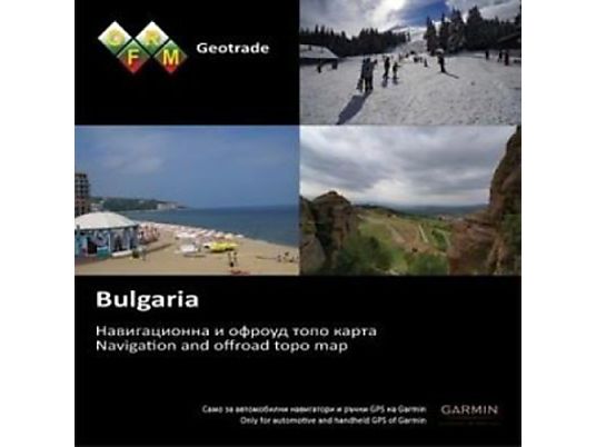 GARMIN TOPO Bulgarien OFM - Kartenmaterial (Schwarz)