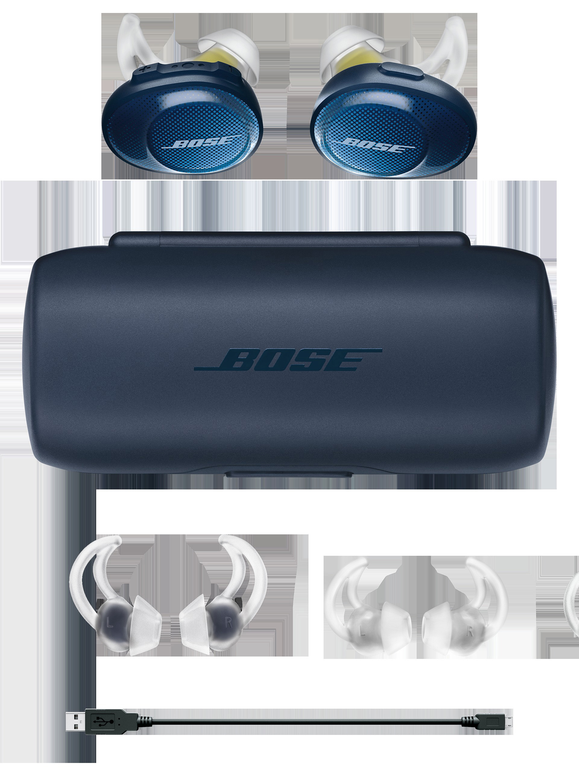 BOSE SoundSport Free Wireless, In-ear Kopfhörer Bluetooth Blau