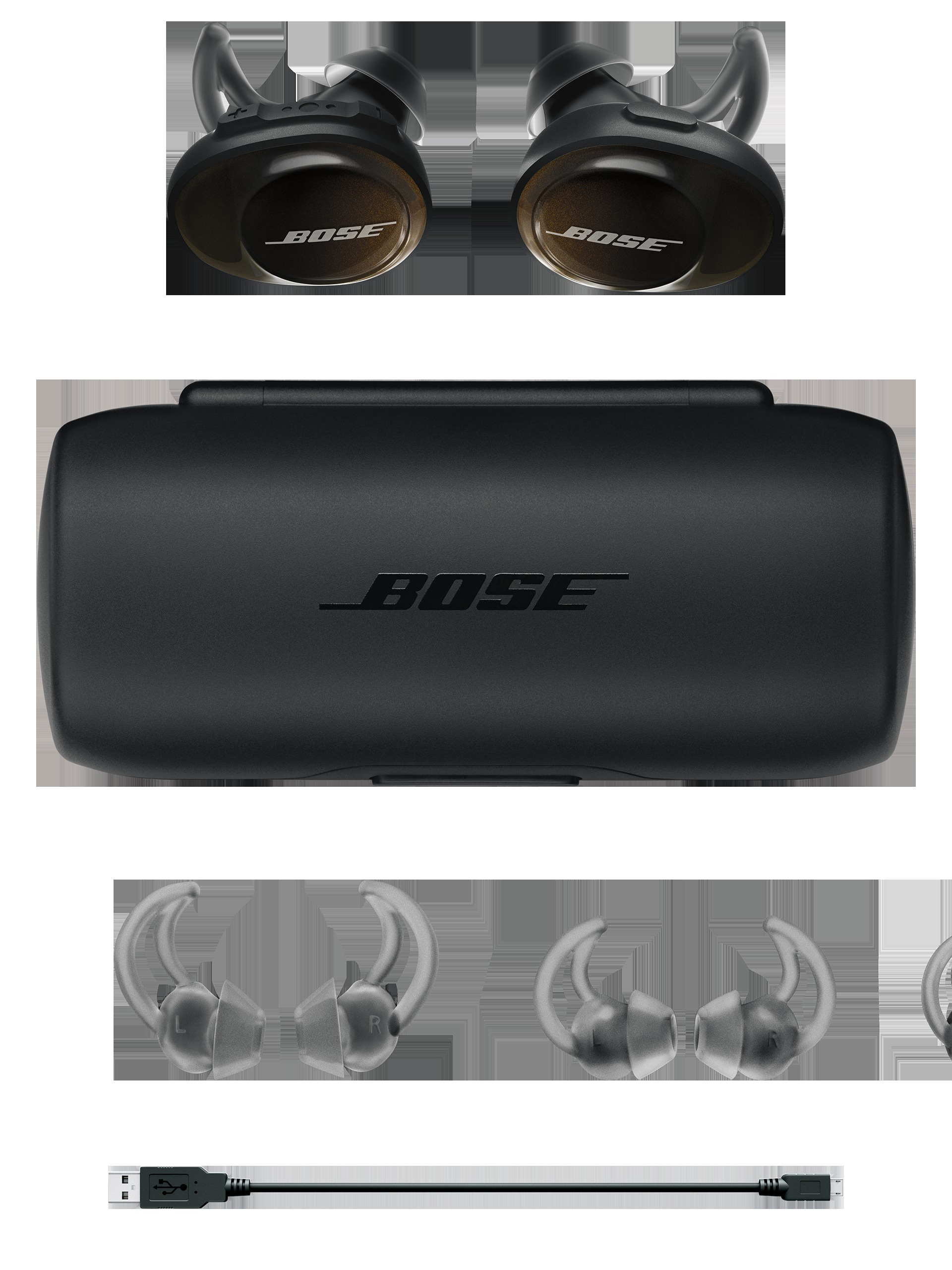 BOSE SoundSport Free Wireless, In-ear Kopfhörer Bluetooth Schwarz