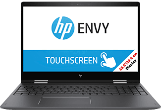 HP ENVY x360 15-bq194nz - Convertible 2 in 1 Laptop (15.6 ", 256 GB SSD + 1 TB HDD, Silber)