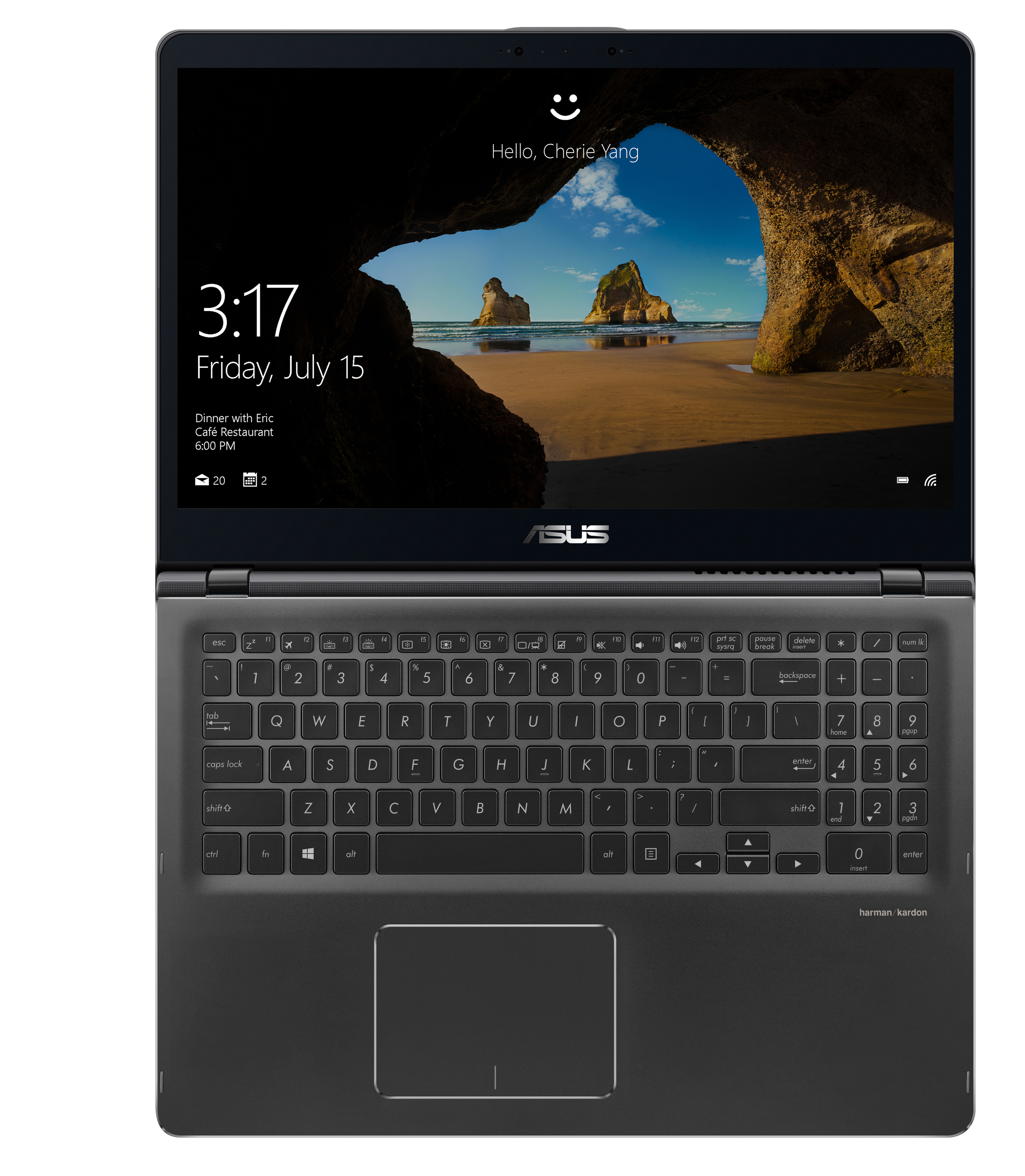 ASUS ZenBook Flip 15 - 15,6 Zoll - Intel® Core™ i7 i7-8550U - 16 GB - 256 GB - NVIDIA GeForce® GTX 1050 - Windows 10 (64 Bit)