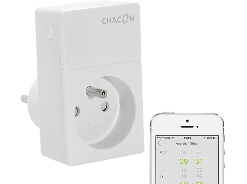 CHACON Smart stopcontact Wit (53012)