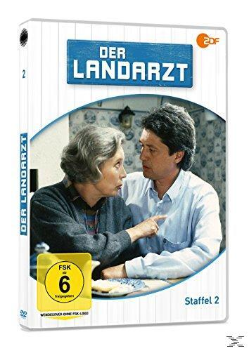 DVD-Hülle von 'Der Landarzt' mit zwei Personen im Gespräch und einem gelben 'FSK 6'-Abzeichen.