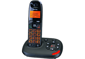 SWITEL DCT50071 VITA DECT UNO TAM - Schnurloses Telefon (Schwarz)