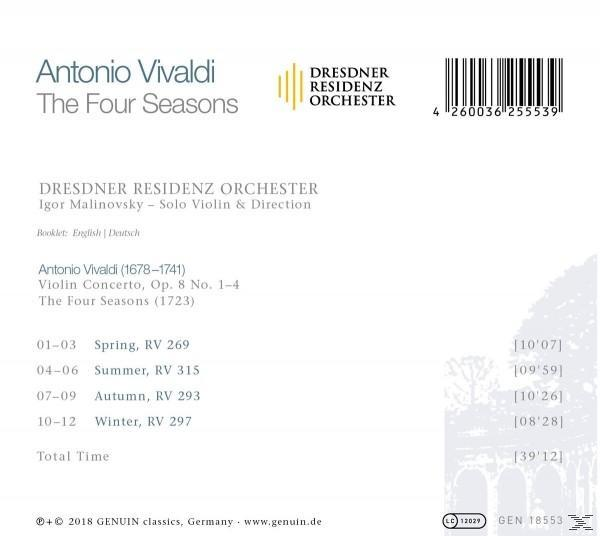 Dresdner Residenz Orchester - Die Vier Jahreszeiten  - (CD)