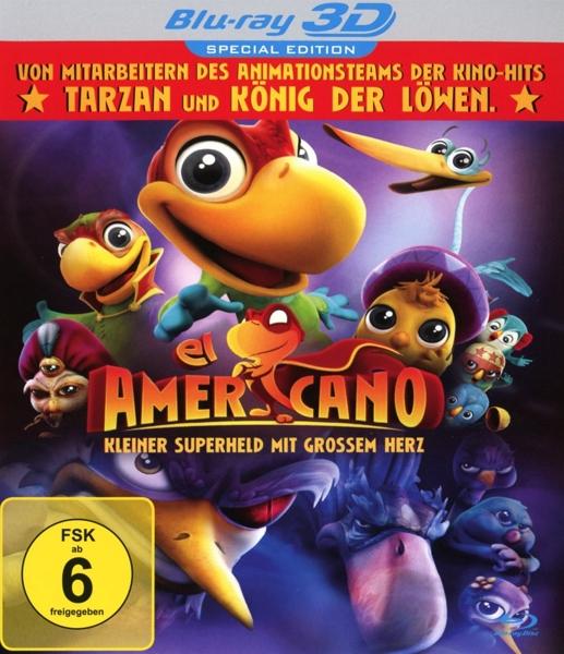 - El Americano Superheld mit grossem Blu-ray Kleiner 3D Herz