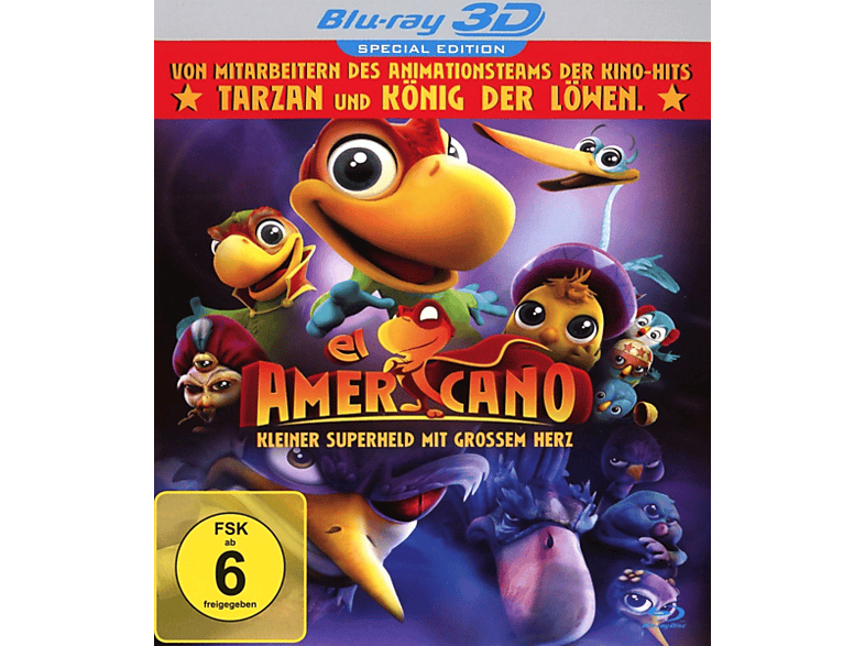 El Americano - Kleiner Superheld Herz Blu-ray mit grossem 3D