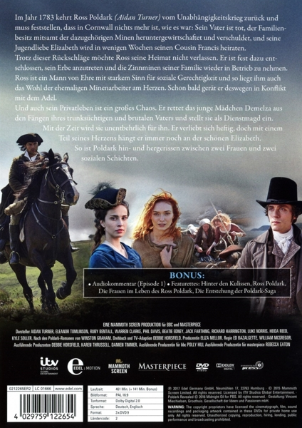 DVD-Cover mit einem Porträt eines Mannes und einer Frau. Der Hintergrund hat Text auf Deutsch.