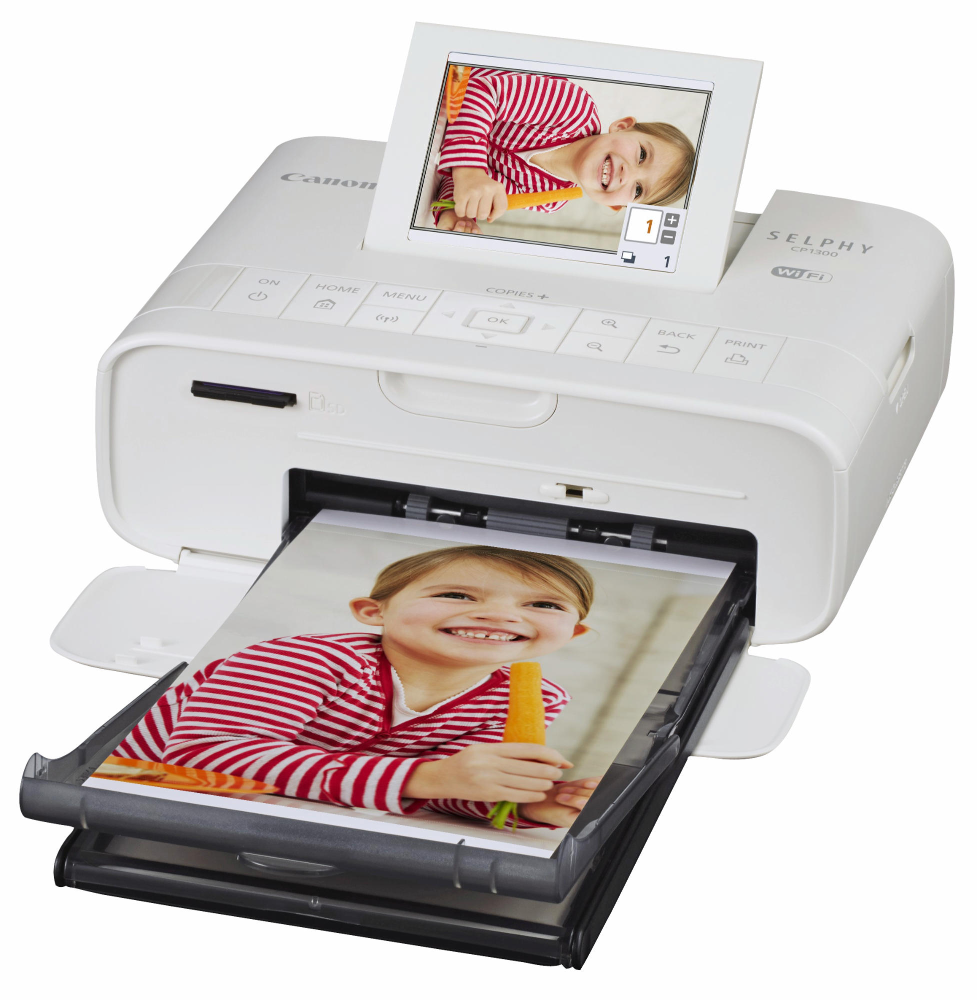 Impresora fotográfica inalámbrica - Canon Selphy CP1300 Blanco