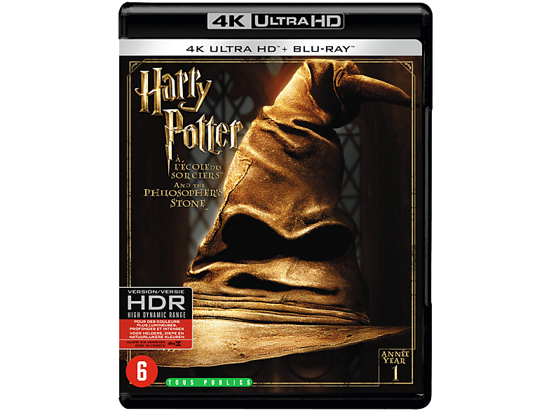 Harry Potter en de Steen der Wijzen 4K Blu-ray