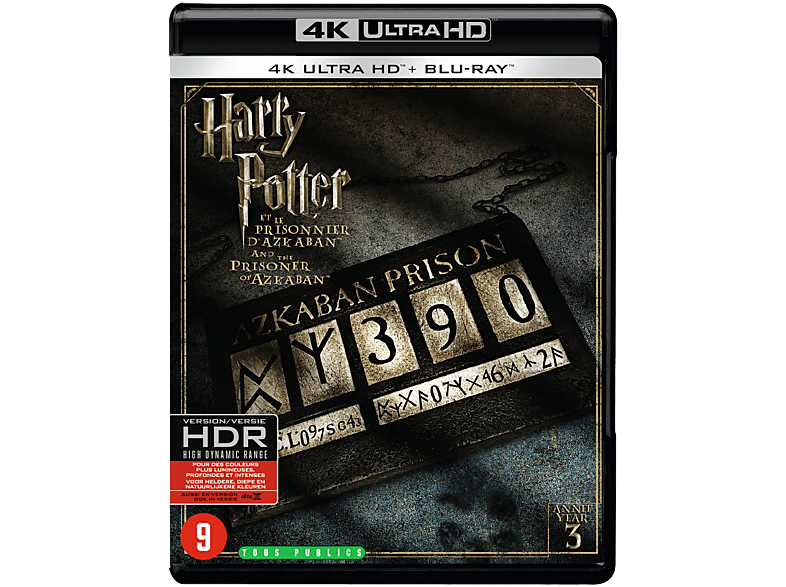 Harry Potter en de Gevangene van Azkaban 4K Blu-ray