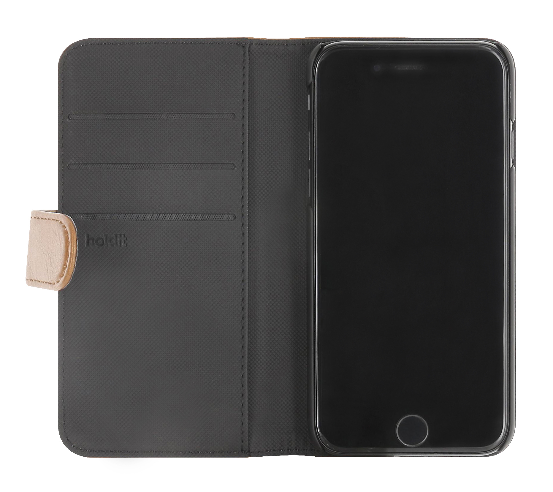 HOLDIT 613080, Bookcover, Apple, iPhone 6, iPhone 7, iPhone 8, Braun