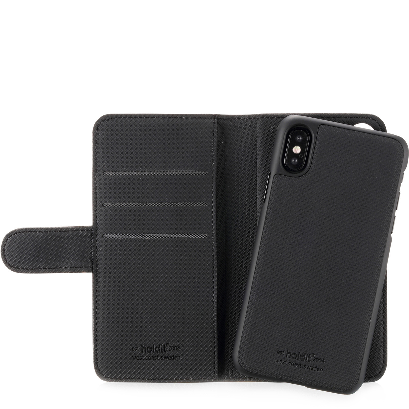 HOLDIT 613335, Bookcover, Apple, iPhone X, Schwarz