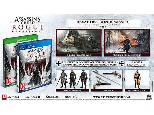 Assassin’s Creed Rogue Remastered NL/FR PS4