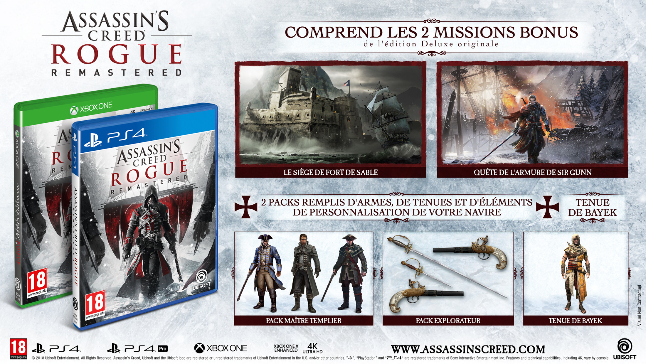 Assassin’s Creed Rogue Remastered FR/NL PS4