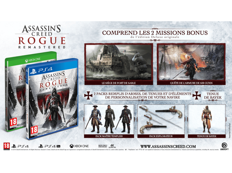 Hysterisch tragedie geboorte Assassin's Creed Rogue Remastered NL/FR PS4 PlayStation 4 Games