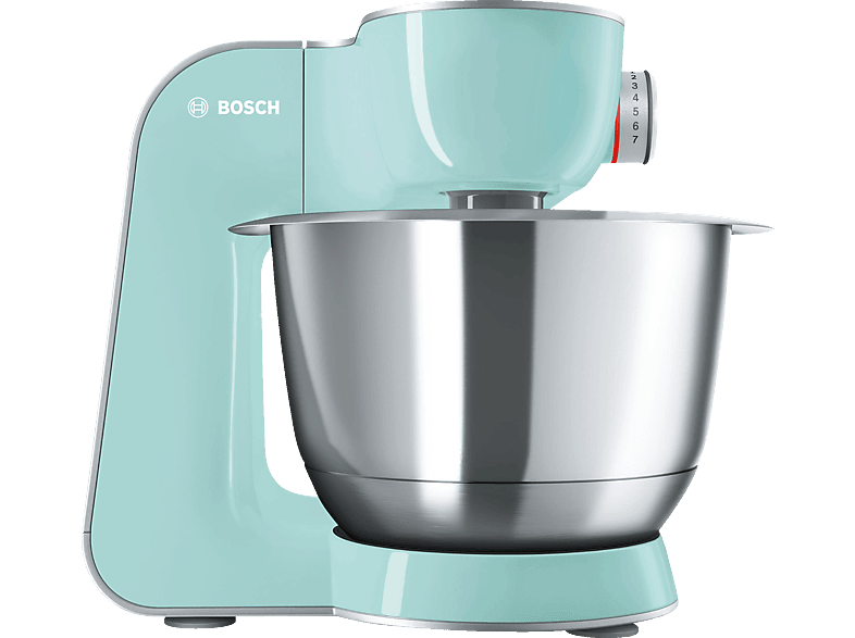 Robot de cocina - Bosch MUM58020, 1000W de potencia, múltiples accesorios, Menta