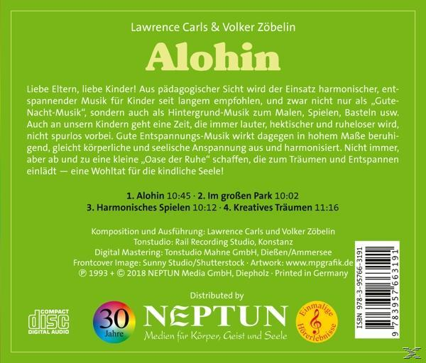 Carls / Zöbelin - Alohin-Entspannungsmusik für Kinder  - (CD)