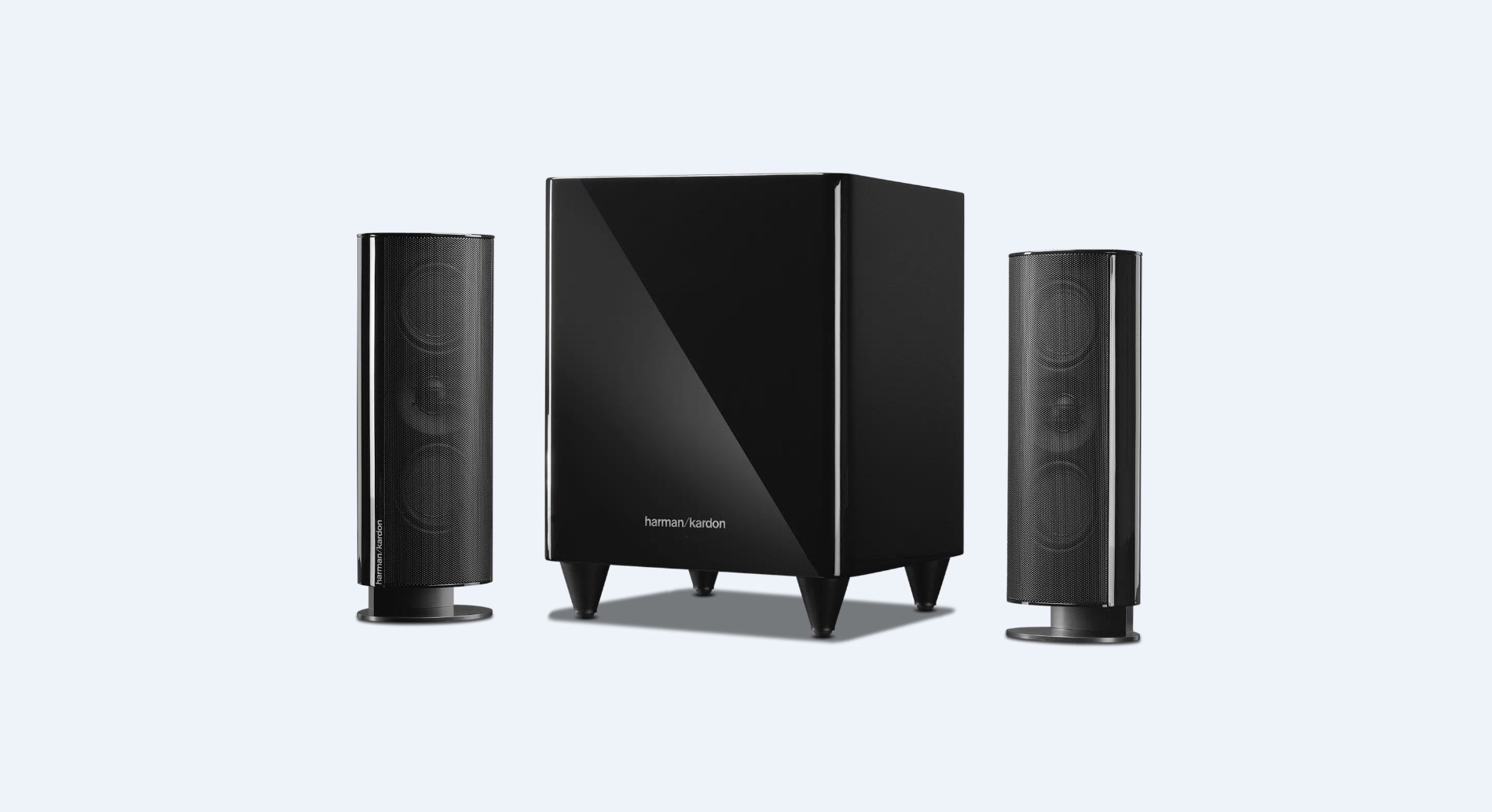 HARMAN KARDON HKTS 200BQ 2.1 Heimkinosystem, Schwarz)