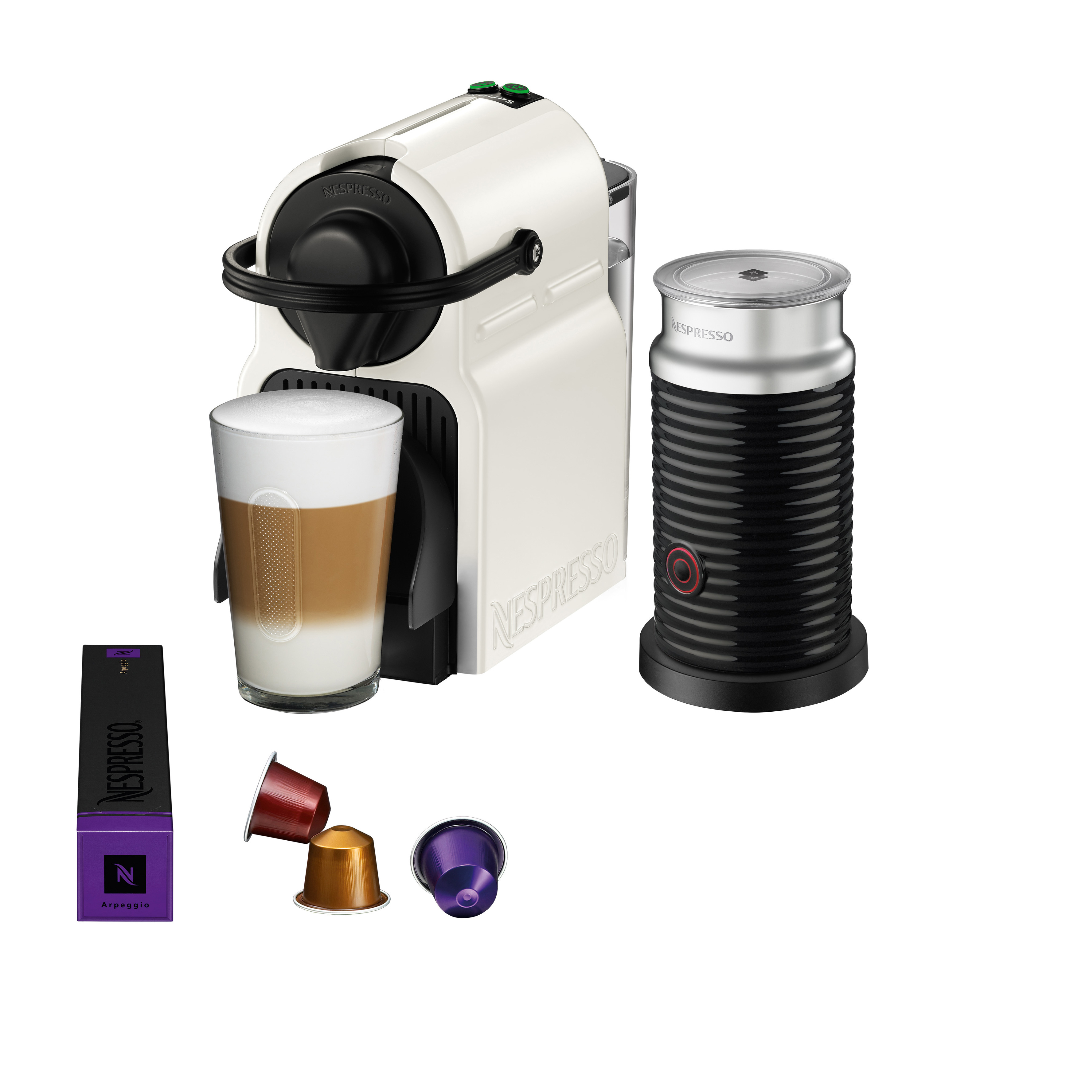 KRUPS XN1011 Nespresso Inissia Kapselmaschine Weiß