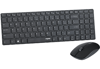 RAPOO X9310 - Clavier et souris (Noir)