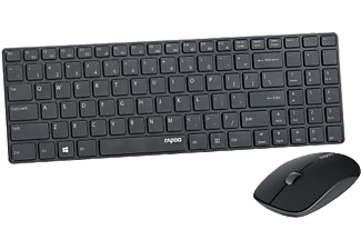 RAPOO X9310 - Tastatur & Maus (Schwarz)