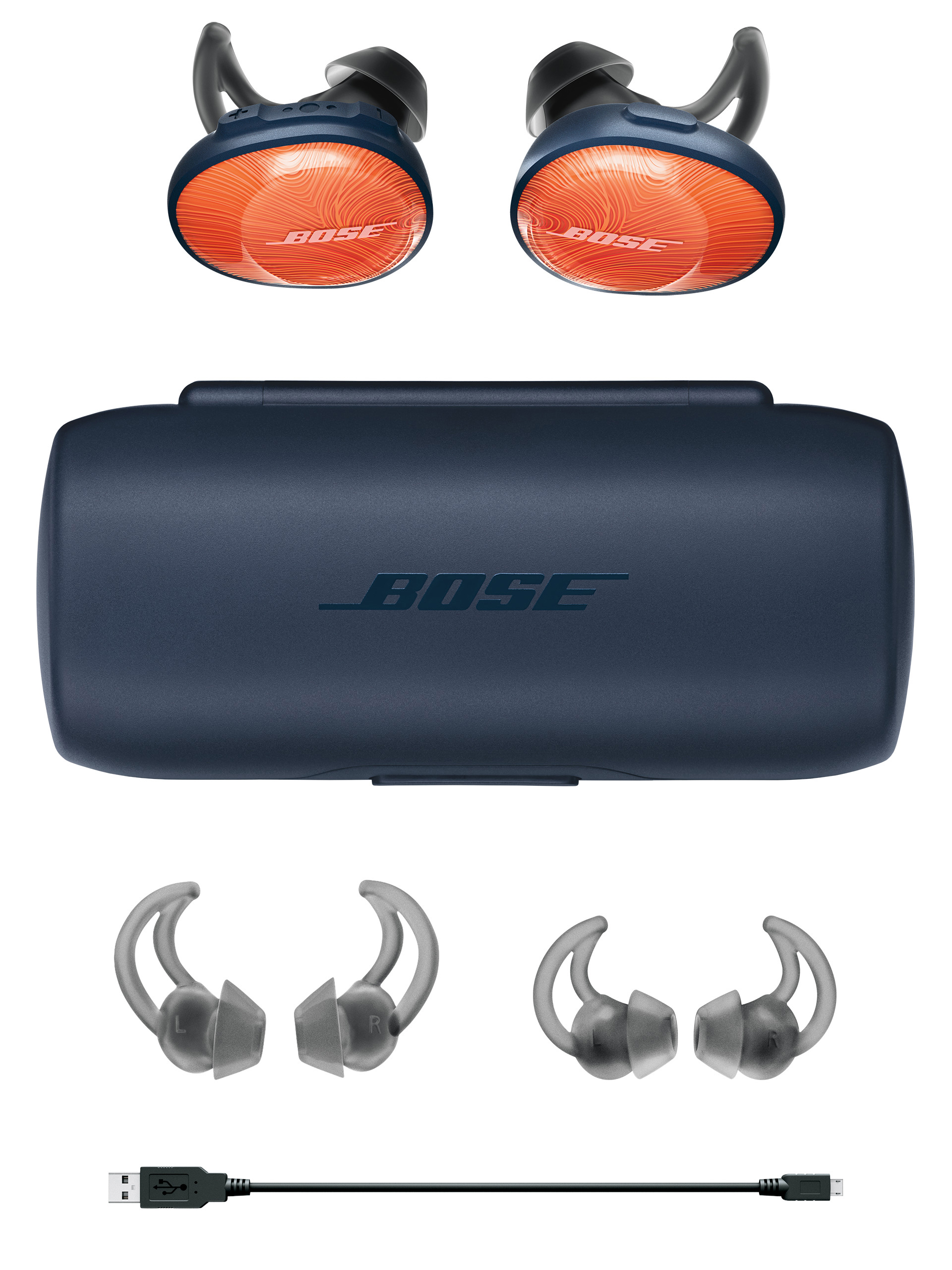 BOSE SoundSport Free - Cuffie (In-ear, Arancione)