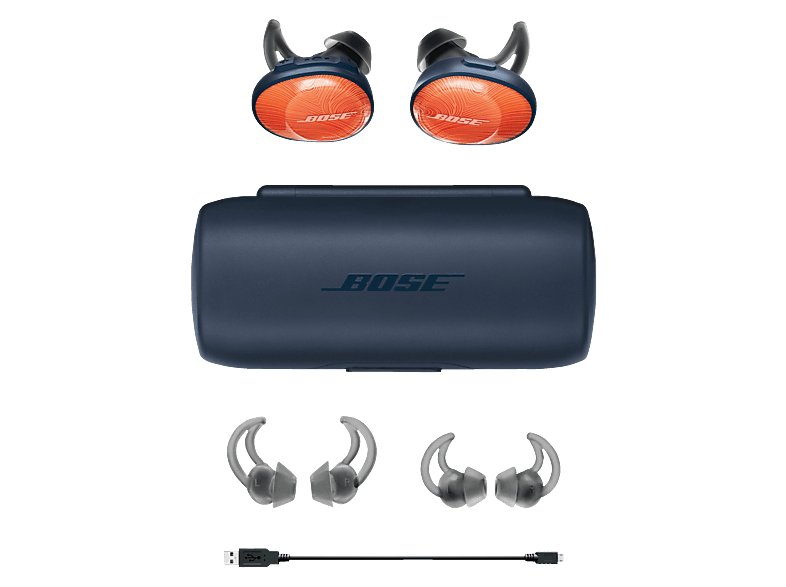 BOSE SoundSport Free Wireless, In-ear Kopfhörer Bluetooth Orange