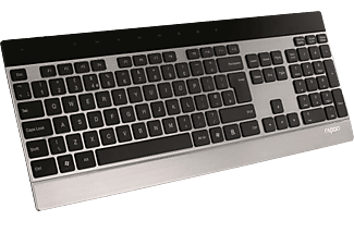 RAPOO E9270 5G METAL WLESS ULTRA - Tastatur (Silber)