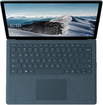 MICROSOFT Surface Laptop - Notebook (13.5 ", 256 GB SSD, Blau)