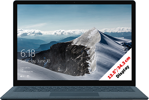 MICROSOFT Surface Laptop - Notebook (13.5 ", 256 GB SSD, Blau)
