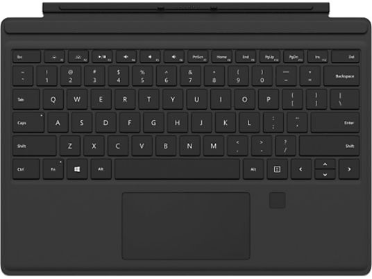 MICROSOFT Surface Pro Type Fingerprint Cover, nero - Tastiera (Nero)