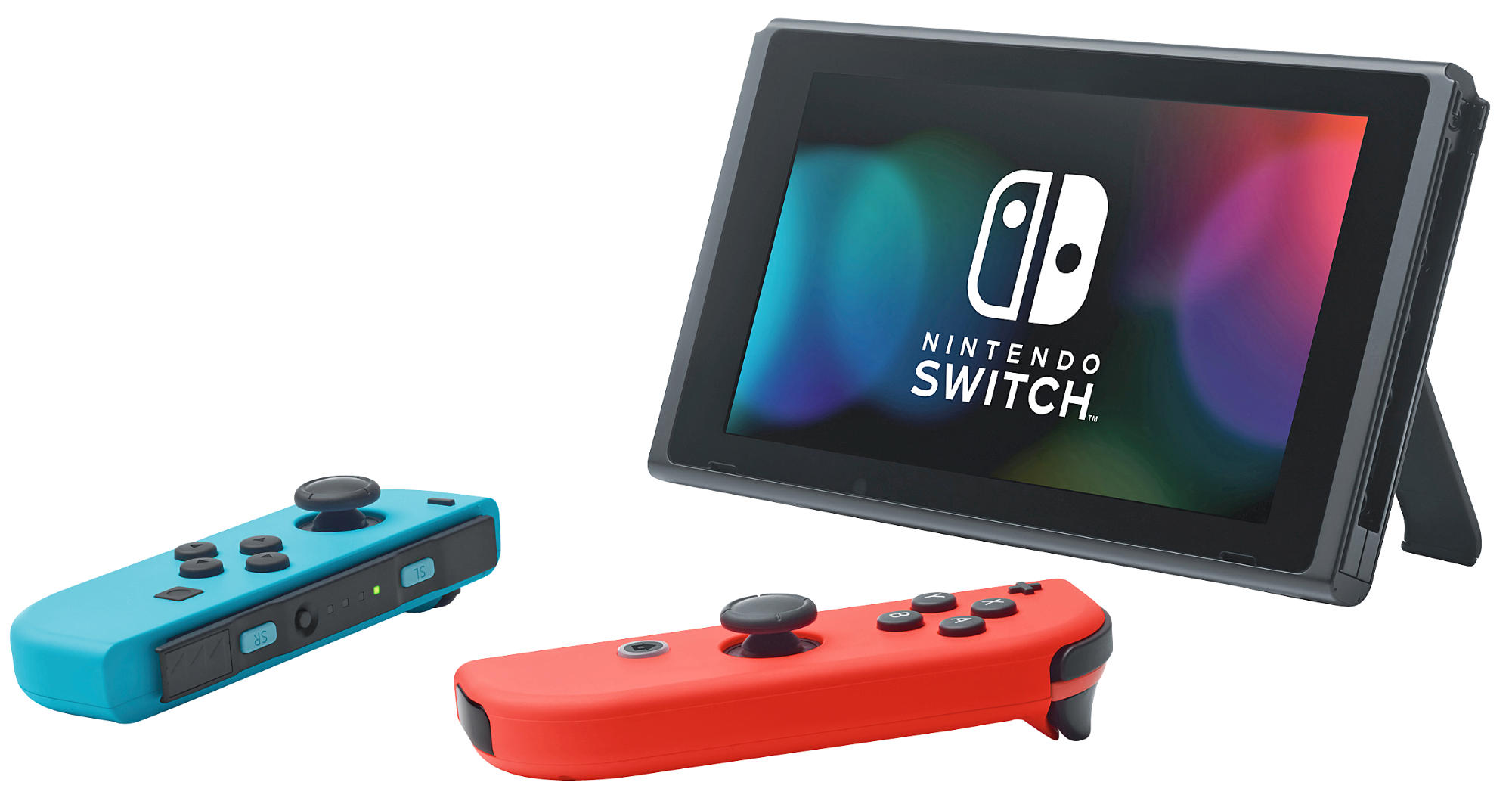 Consola - Nintendo Switch, 6.2", Joy-Con, Azul y Rojo Neón