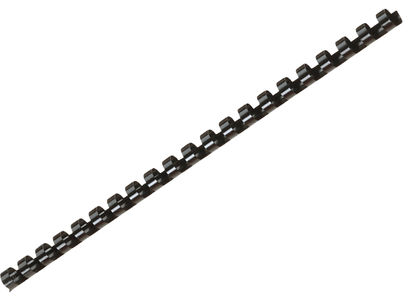 GENIE 12 mm Spiralbinderücken, Schwarz | Aufbewahrungsboxen & Ordner