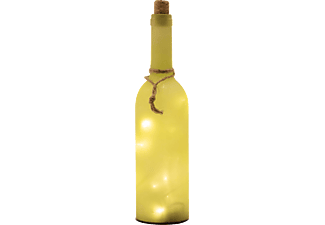 HOME GB 30/YE Dekorációs üveg LED füzérrel, sárga