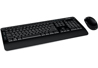 MICROSOFT 3050 WL DESKTOP - Tastatur & Maus (Schwarz)