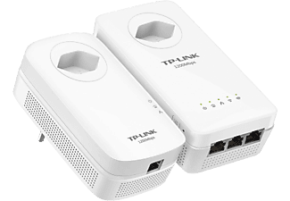 TP-LINK TP-LINK TL-WPA8630P KIT - Powerline Gigabit AV1200 Wi-Fi AC - con presa passante - bianco - Powerline Extender Kit (Bianco)