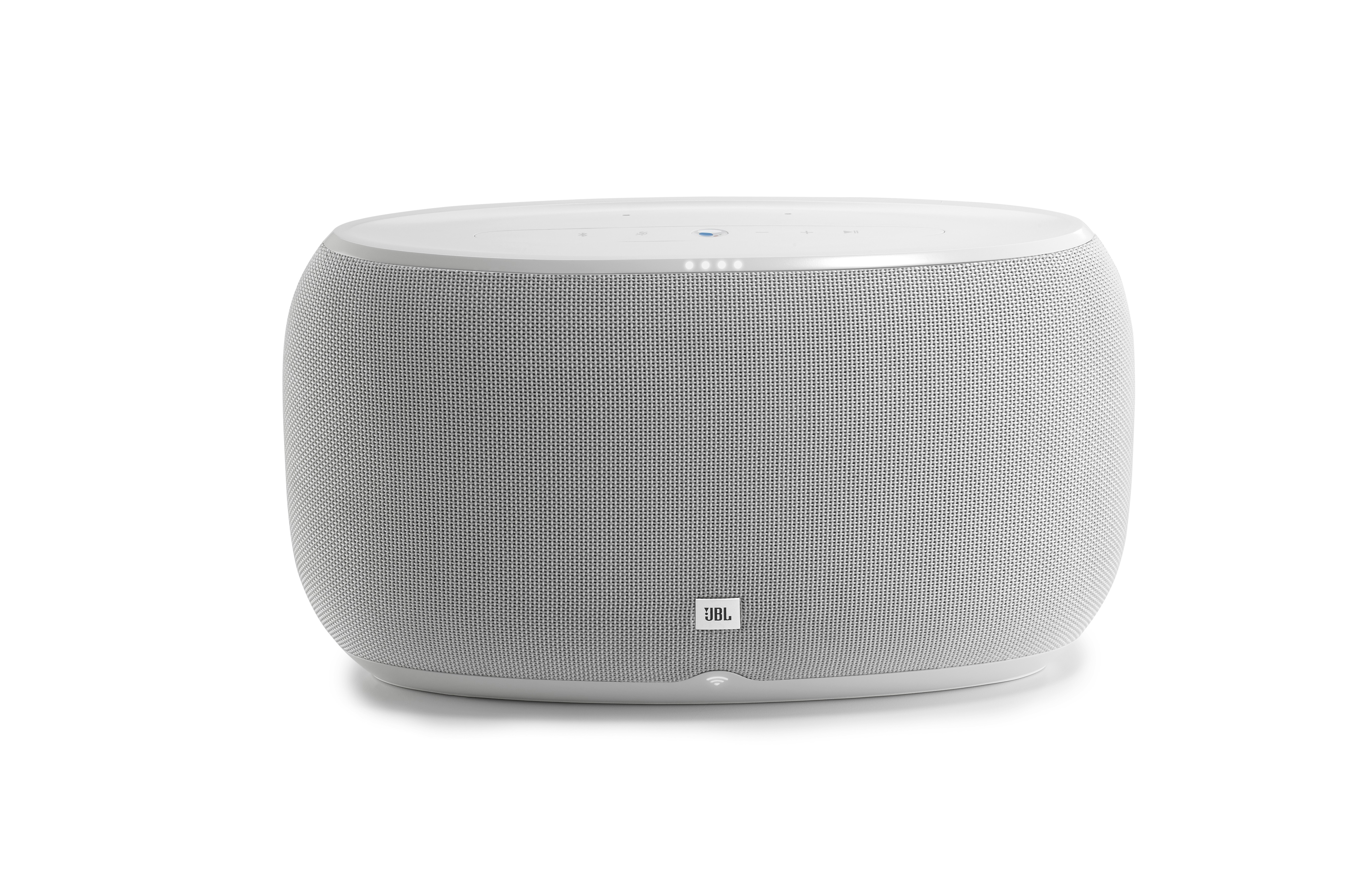 JBL Weiß Lautsprecher App-steuerbar, Streaming LINK 500 Bluetooth,