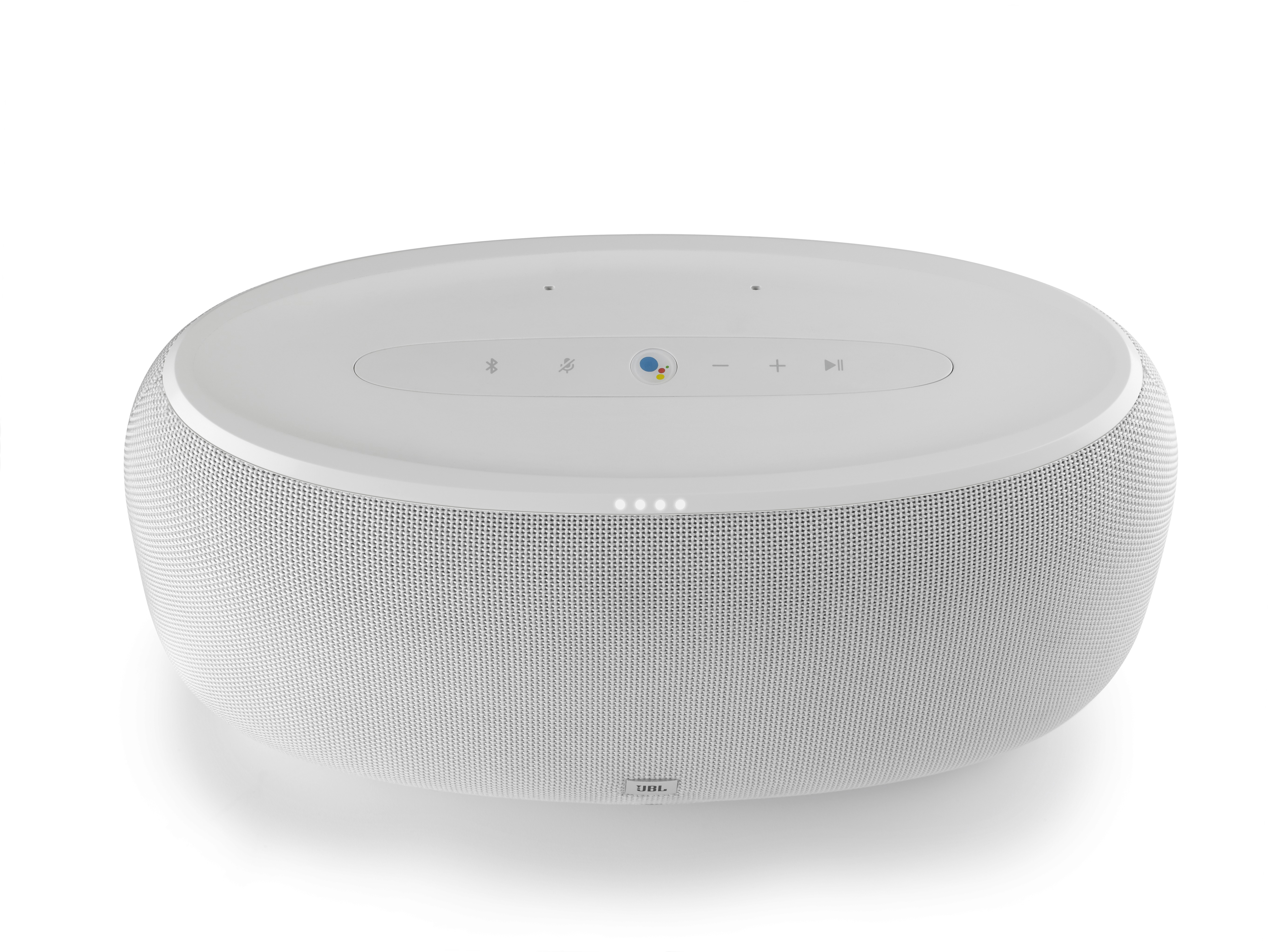 JBL Weiß Lautsprecher App-steuerbar, Streaming LINK 500 Bluetooth,