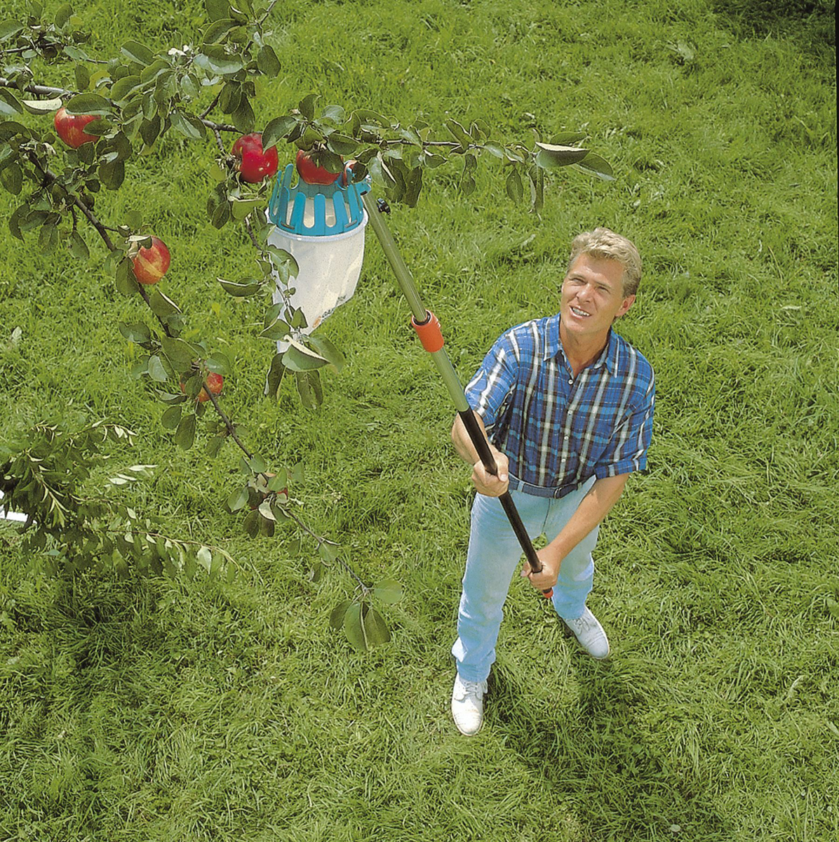 GARDENA 3110-20 CS Obstpflücker Türkis/Natur