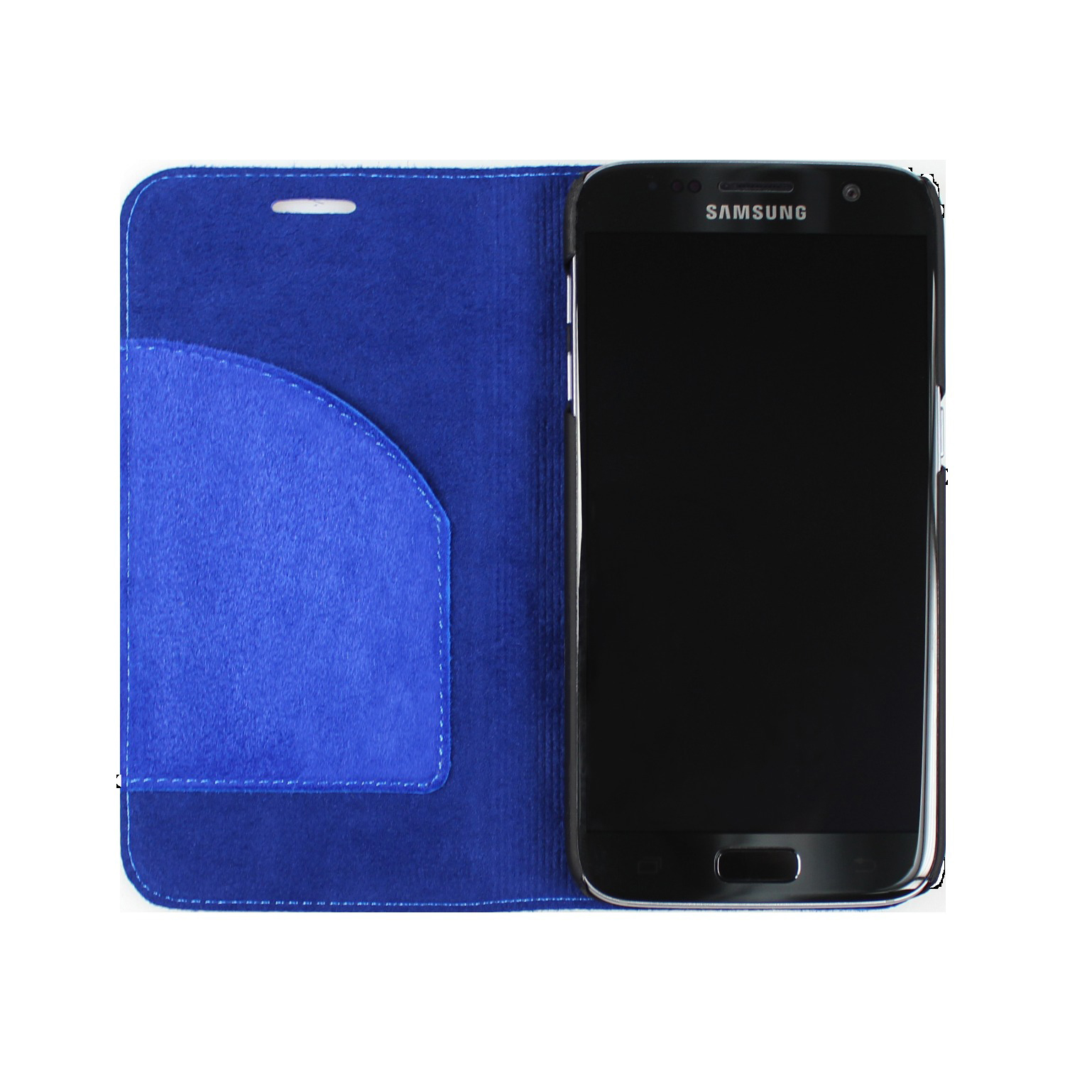 LAUSBUB Frechdachs, Bookcover, Samsung, Galaxy S7, Blue Velvet