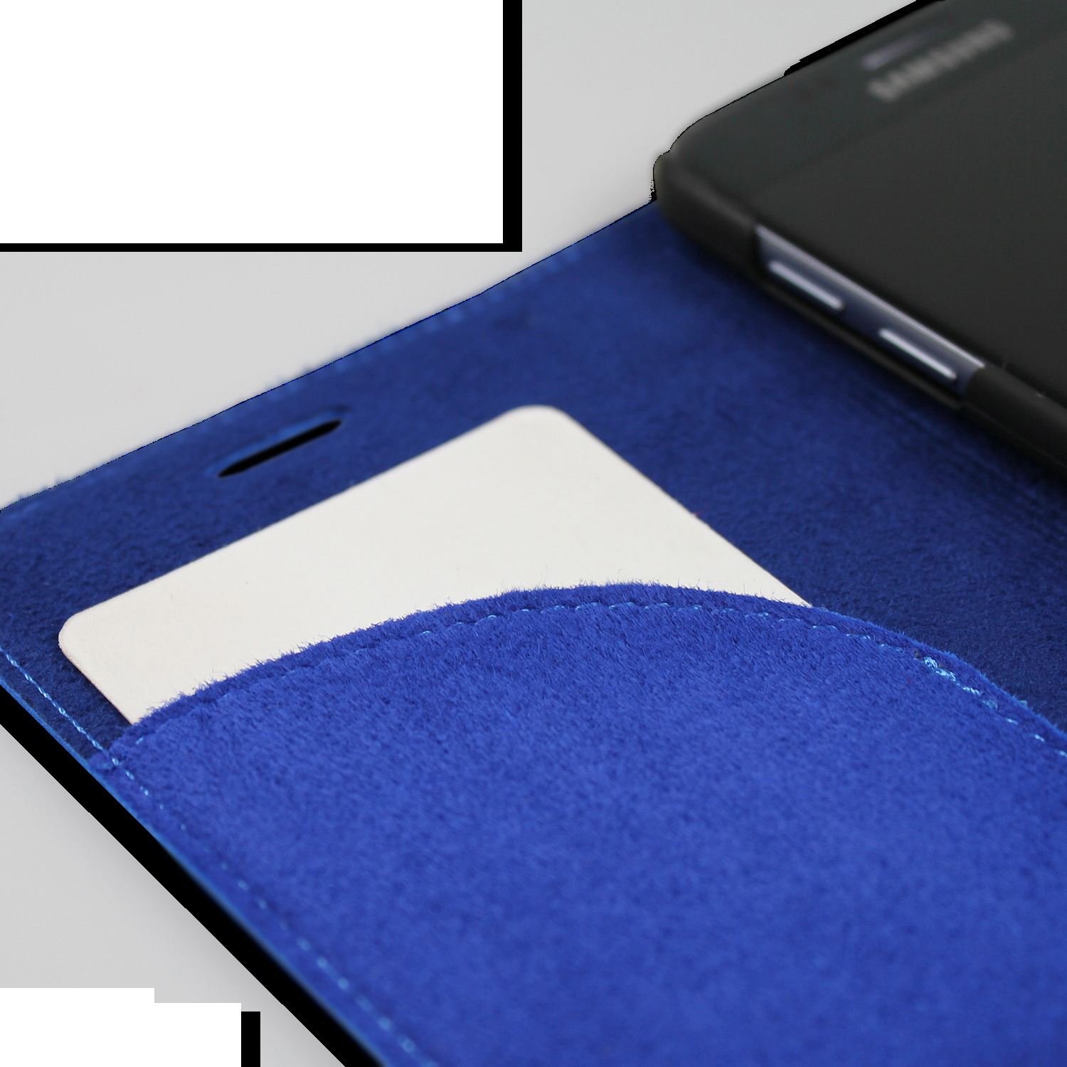 LAUSBUB Frechdachs, Bookcover, Samsung, Galaxy S7, Blue Velvet