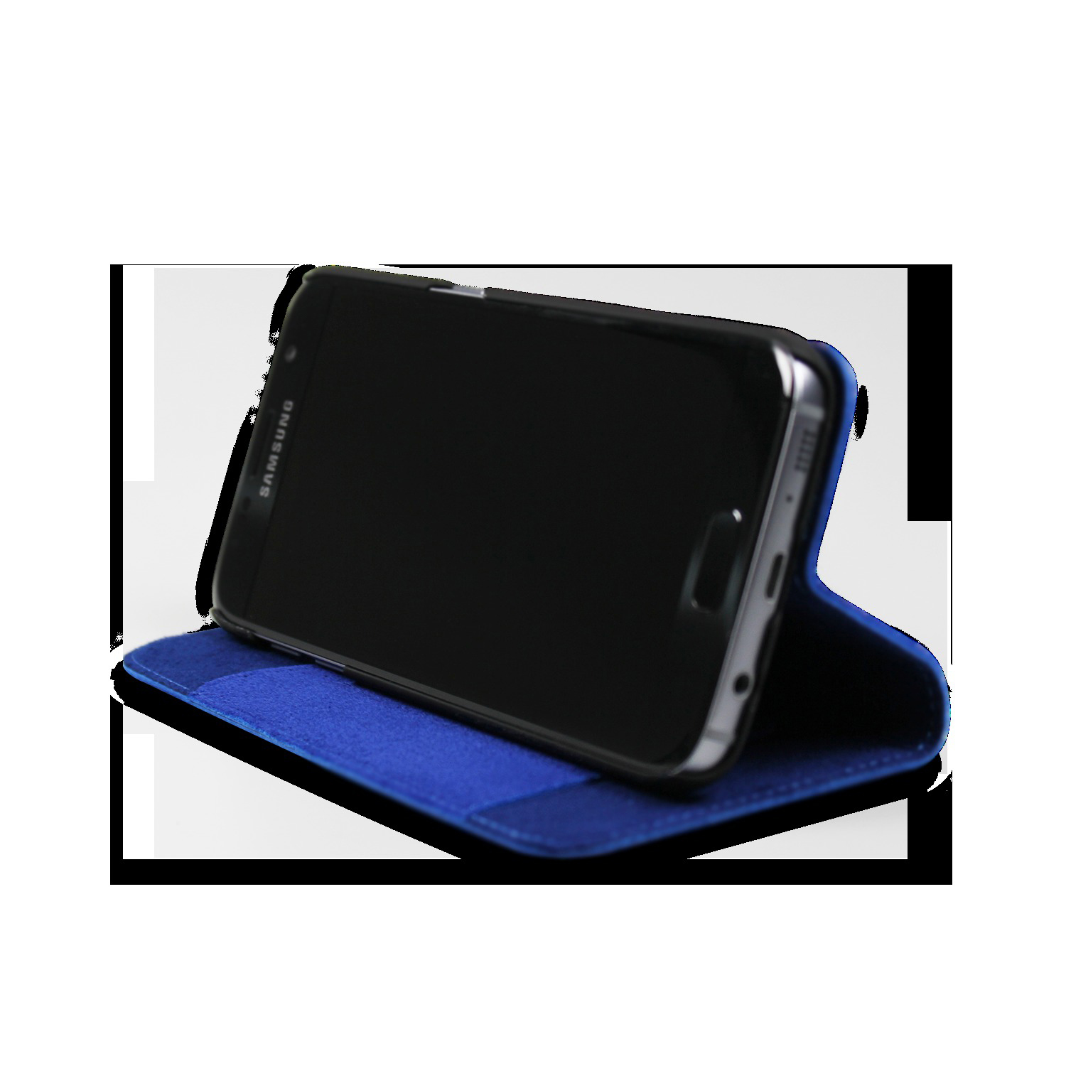 LAUSBUB Frechdachs, Bookcover, Samsung, Galaxy S7, Blue Velvet