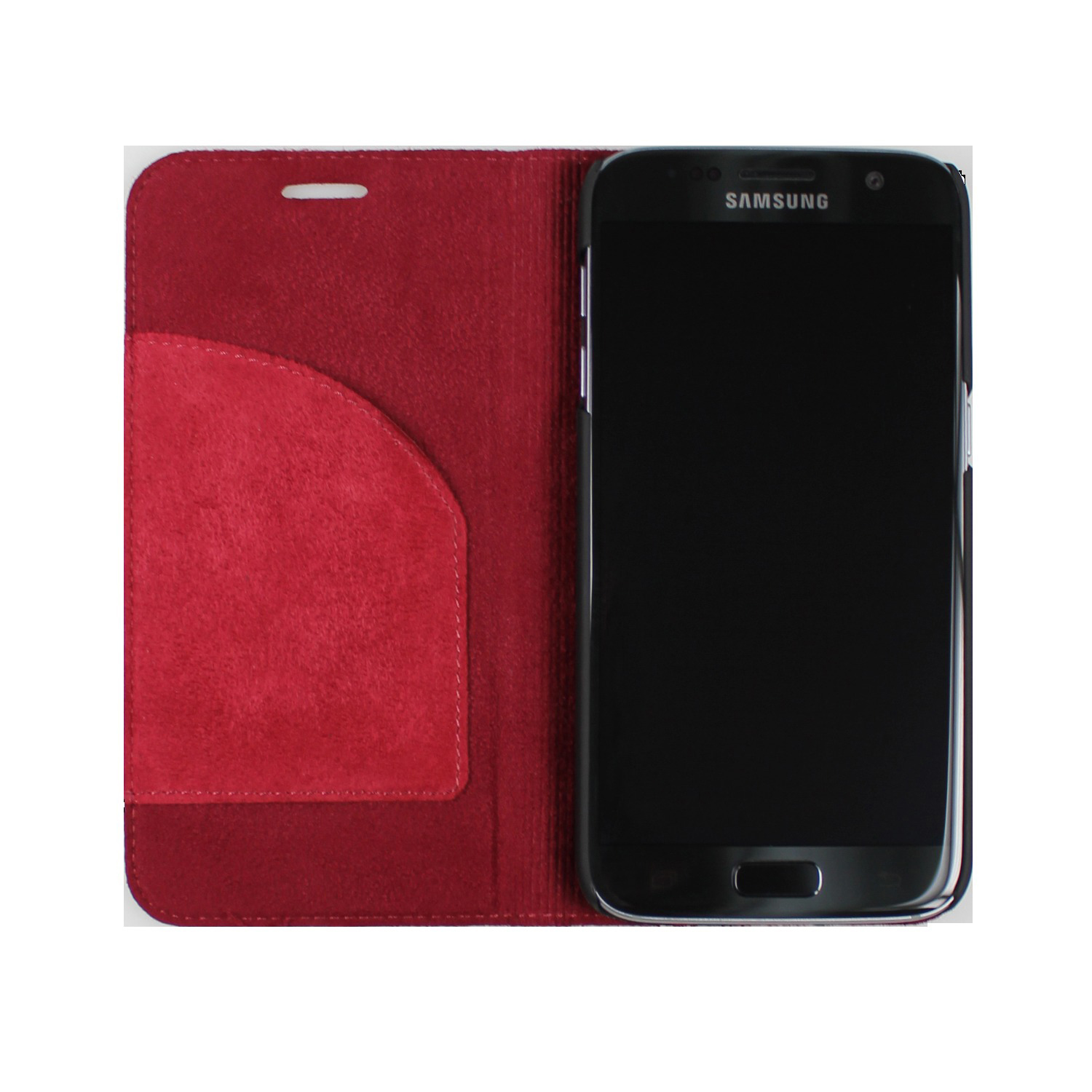 LAUSBUB Frechdachs, Bookcover, Samsung, Galaxy S7, Tende Red
