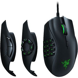 RAZER Naga Trinity - Mouse da gioco, 16000 dpi, Nero